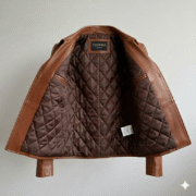 Women’s Brown Leather Classic Aviator Jacket Stylish Design