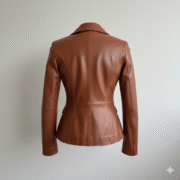 Women’s Brown Leather Classic Aviator Jacket Stylish Design