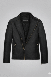 Iron Man Leather Jacket Premium Black Slim Fit Motorcycle Gear