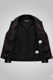 Iron Man Leather Jacket Premium Black Slim Fit Motorcycle Gear