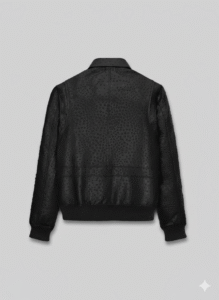 The Fault in Our Stars Ansel Elgort Ostrich Leather Jacket