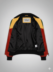 Bob Marley Leather Jacket Men’s Rasta Color Genuine Lambskin