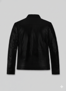 Damon Salvatore Leather Jacket Black Men Slim Fit