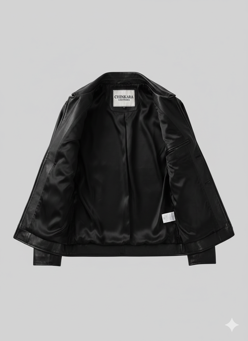 Damon Salvatore Black Leather Jacket Vampire Diaries