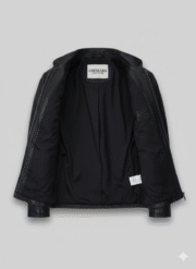 Chris Pratt Leather Jacket Premium Black Slim Fit Biker Wear