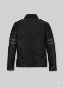 Leon Kennedy Resident Evil 6 Leather Jacket Premium Black Biker