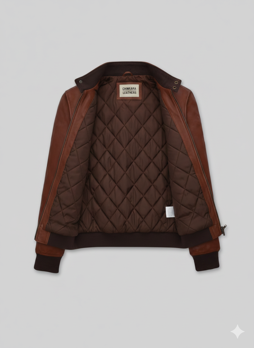 Narcos Holbrook Leather Jacket Steve Murphy Brown Bomber