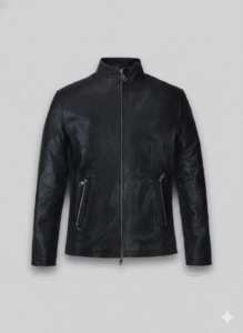 Chris Pratt Leather Jacket Premium Black Slim Fit Biker Wear