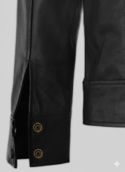 Elvis Presley Black Leather Trucker Jacket Chinkara Leathers