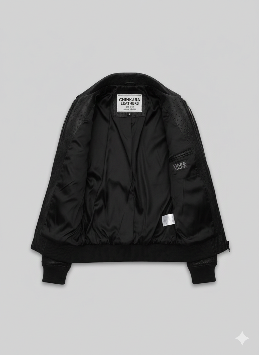 The Fault in Our Stars Ansel Elgort Ostrich Leather Jacket