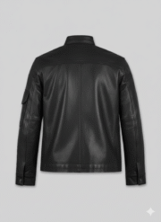 Hank Moody Leather Jacket Californication Season 3 Black Biker