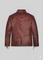 Game Thrones Jaime Lannister Maroon Leather Jacket Red Coat