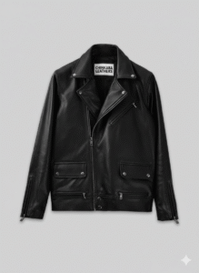 Damon Salvatore Black Leather Jacket Vampire Diaries