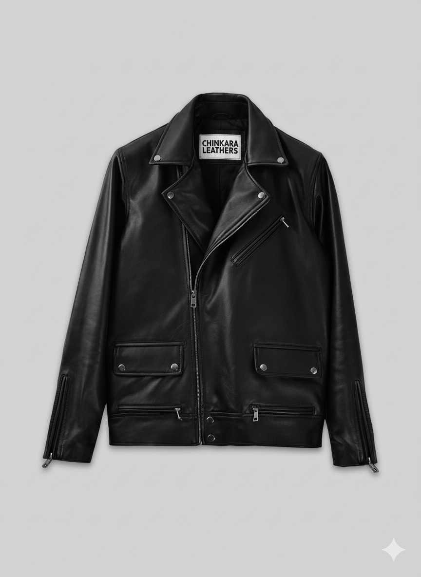 Damon Salvatore Black Leather Jacket Vampire Diaries