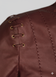 Game Thrones Jaime Lannister Maroon Leather Jacket Red Coat