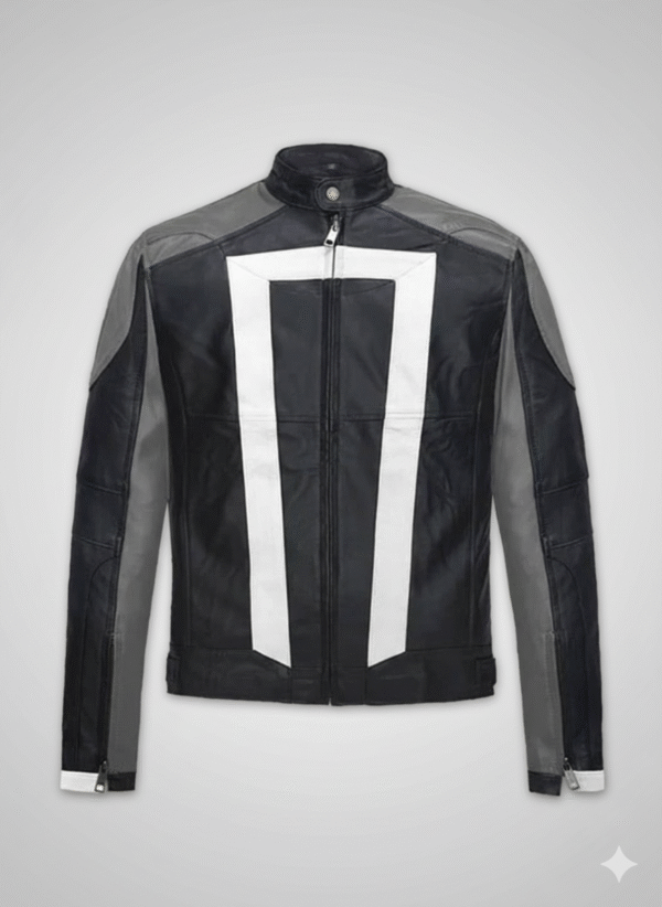 Robbie Reyes Shield Jacket Gabriel Luna Ghost Rider Leather