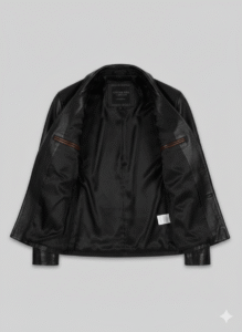 Jim Morrison Leather Jacket Black Vintage Rock Style Chinkara