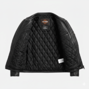 Harley Davidson Leather Jacket Men Motorcycle Black Biker Gear