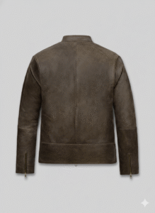 Jack Reacher Brown Leather Jacket Tom Cruise Inspired Casual Fit
