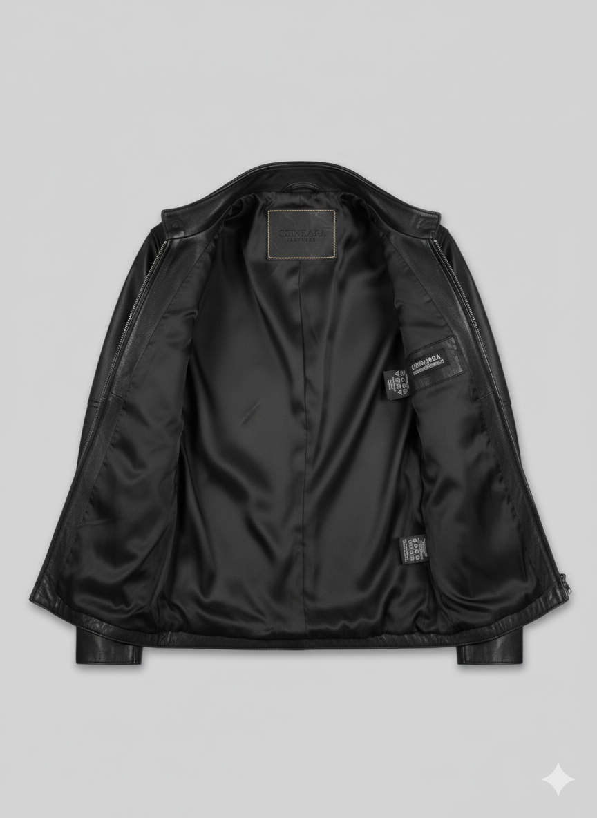 Hank Moody Leather Jacket Californication Season 3 Black Biker