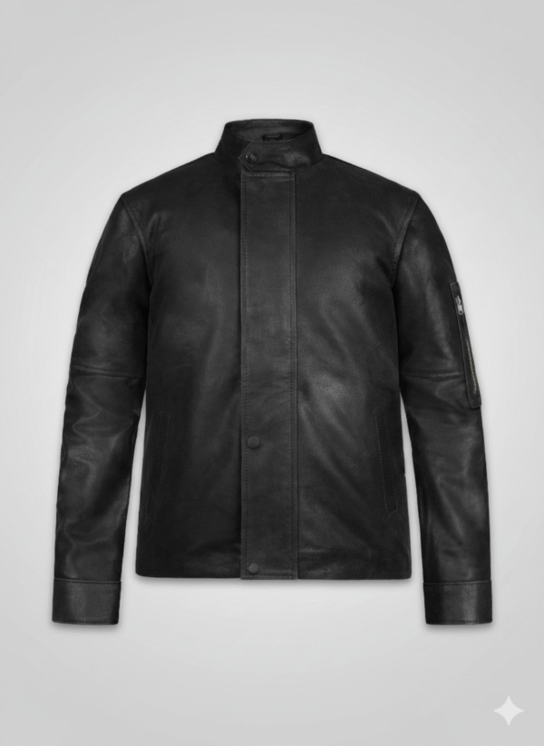 Hank Moody Leather Jacket Californication Season 3 Black Biker
