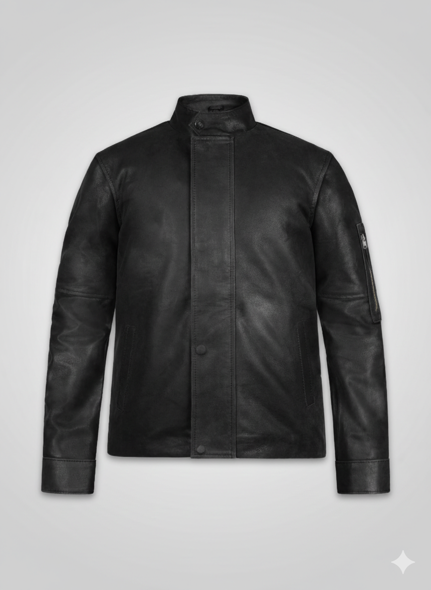 Hank Moody Leather Jacket Californication Season 3 Black Biker