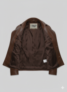 Leonardo DiCaprio Aviator Brown Leather Jacket Movie Replica