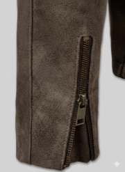 Jack Reacher Brown Leather Jacket Tom Cruise Inspired Casual Fit