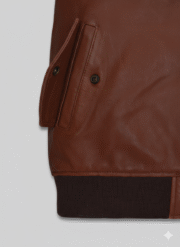 Narcos Holbrook Leather Jacket Steve Murphy Brown Bomber