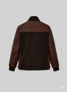 Horns Daniel Radcliffe Brown Suede Leather Bomber Jacket