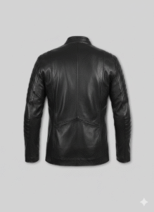 Lego Batman Leather Jacket Black Superhero Biker Coat for Men