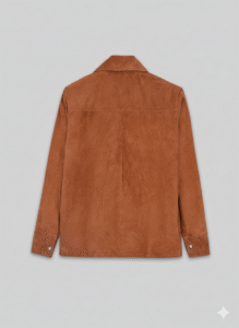 Suede Leather Safari Jacket Tom Cruise Inspired Chinkara Brown