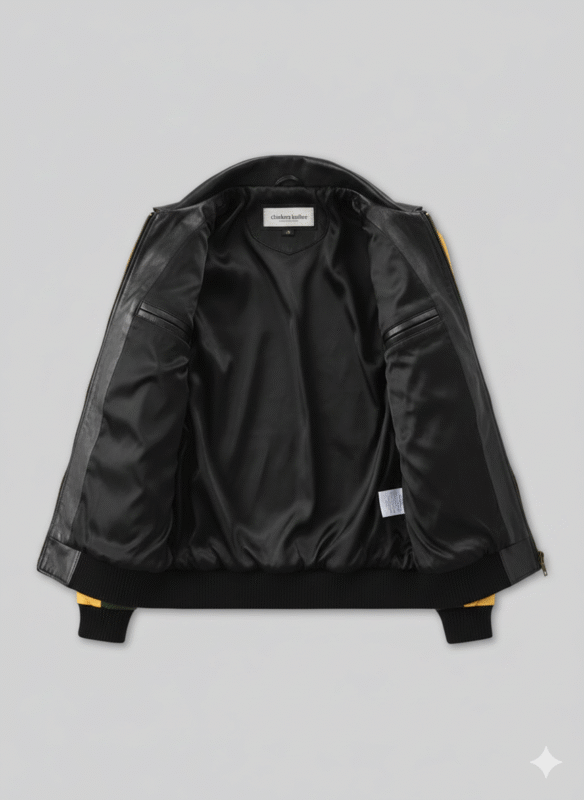 8 Ball Leather Jacket Patrick Warburton Multi Color Bomber