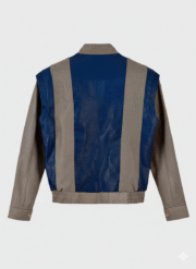 X-Men Apocalypse Leather Jacket Blue Grey Tye Sheridan Style