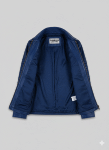 Fallout 76 Blue Leather Vault Dweller Cosplay Biker Jacket