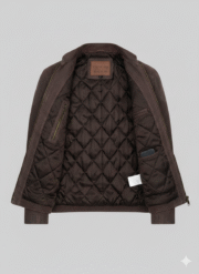 Captain America Civil War Brown Suede Leather Jacket for Men