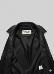 Robert Pattinson Leather Jacket Men Black Racer Style Chinkara