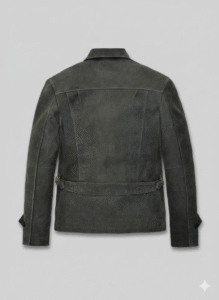 Skyfall Daniel Craig Olive Green Suede Jacket Chinkara Leathers