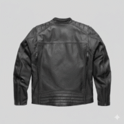 Harley Davidson Black Leather Biker Jacket for Men Riding Gear