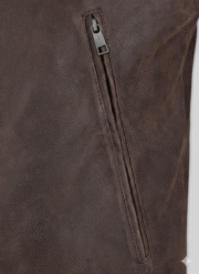 X-Men Wolverine Brown Suede Leather Jacket Biker Gear