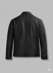MacGyver Black Leather Jacket Lucas Till Premium Racer Style