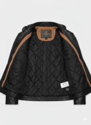 Limitless Bradley Cooper Black Lambskin Leather Biker Jacket