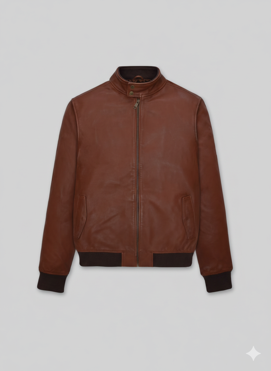 Narcos Holbrook Leather Jacket Steve Murphy Brown Bomber