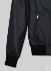 Ryan Reynolds Leather Jacket Premium Black Bomber Biker Style