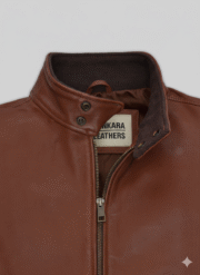 Narcos Holbrook Leather Jacket Steve Murphy Brown Bomber