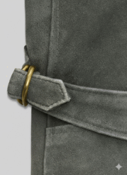 Skyfall Daniel Craig Olive Green Suede Jacket Chinkara Leathers