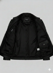 Leon Kennedy Resident Evil 6 Leather Jacket Premium Black Biker