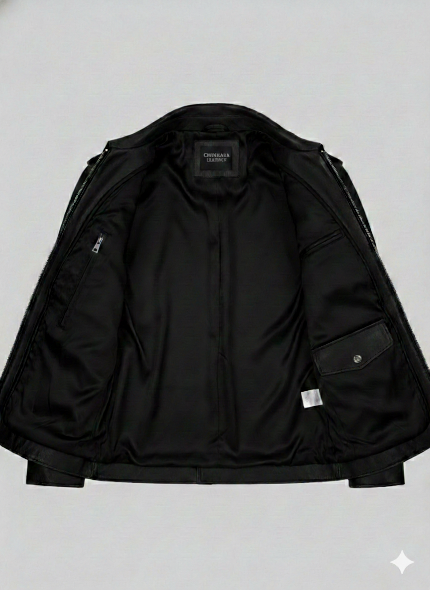 Leon Kennedy Resident Evil 6 Leather Jacket Premium Black Biker