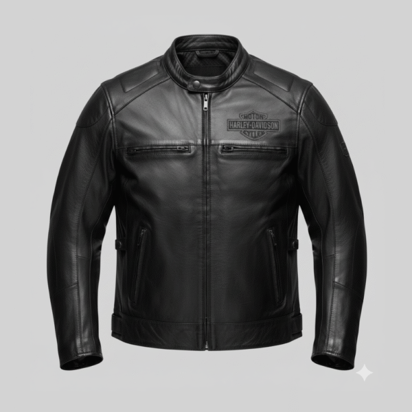 Harley Davidson Leather Jacket Men Black Motorcycle Biker Gear