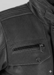 Dark Grey Leather Jacket for Men Premium Biker Outerwear